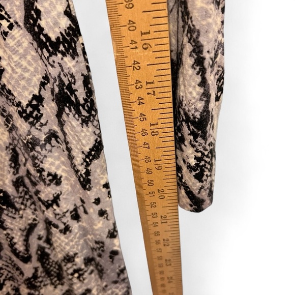 Soma Snake Print Faux Wrap Dress size Medium - Picture 8 of 8